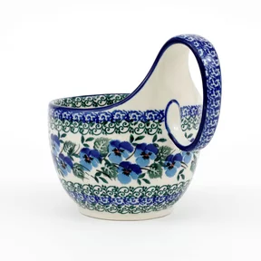 Czerpak ceramiczny 845 0,4l <br> 2273X Kobaltowe bratki